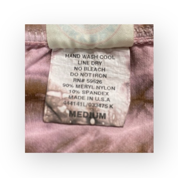 new Vintage 90’s: Lucky Brand ✌︎︎ Tie Dye Bikini Bottoms ✌︎︎ Floral Print Pink - Picture 7 of 16